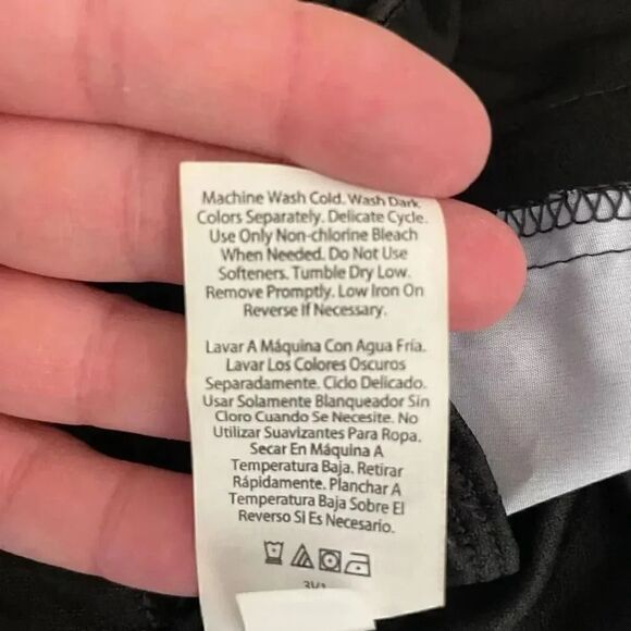 Athletic Works Women’s Grey Black Camo High Rise Pull-On  Mesh SZ M # 1148 - Picture 9 of 12